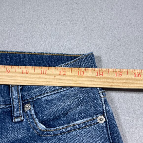 Abercrombie & Fitch Jeans Women 28x32 Mid Rise Skinny Medium Wash‎ Blue - Picture 6 of 12